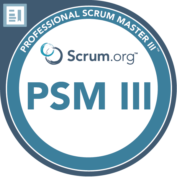 Professional Scrum Master III Badge