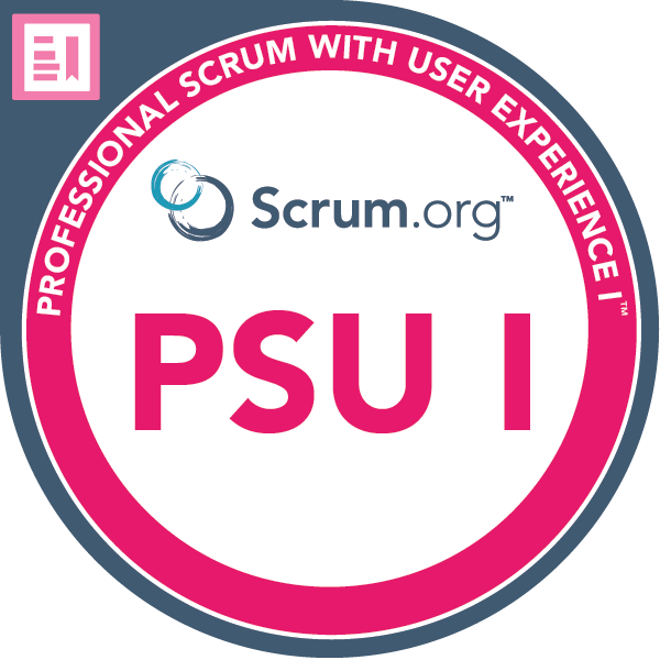 Professional Scrum with User Experience I Badge